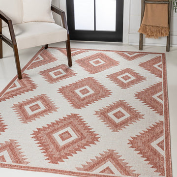 Lior Geometric Moroccan Diamond Area Rug